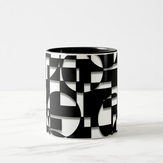 Monochrome Geometry Mug (Center)