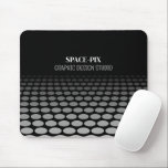 Monochrome Graphic, Graphic Designer Mouse Mat<br><div class="desc">Monochrome Graphic,  Graphic Designer Mousepad by the Business Card Store.</div>