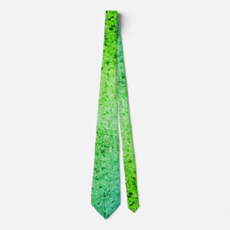 monochrome green speckled stone pattern tie