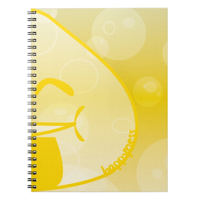 Monochrome Happyness! Notebook (Front)