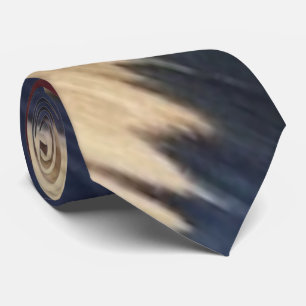 Monochrome Ikat Sleek Stylish Statement Pattern Tie