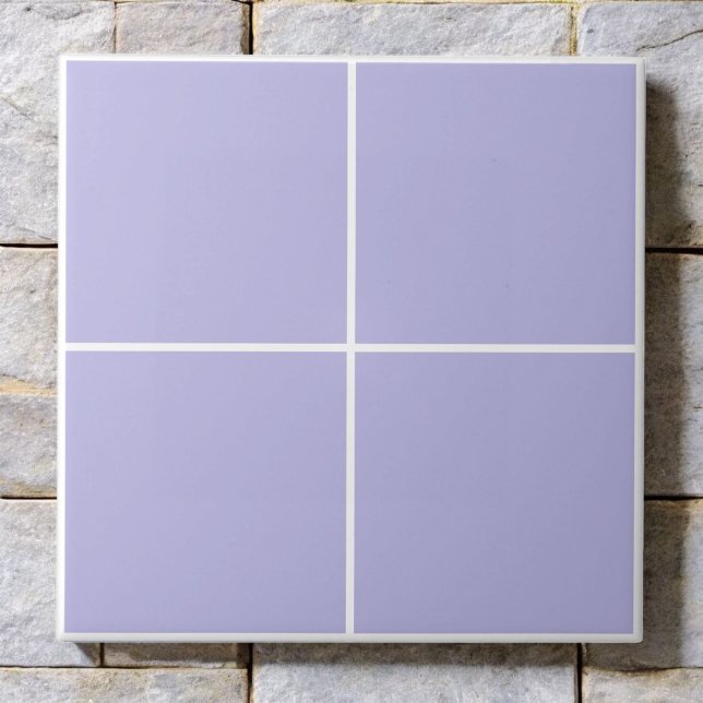 Monochrome Lavender Purple Chequered Modern  Tile (Creator Uploaded)