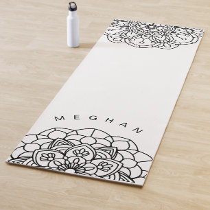 Monochrome Mandala ⎥Monogram Yoga Mat