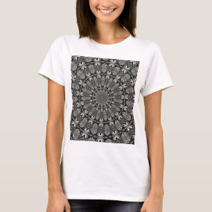 Monochrome Mandala T-Shirt