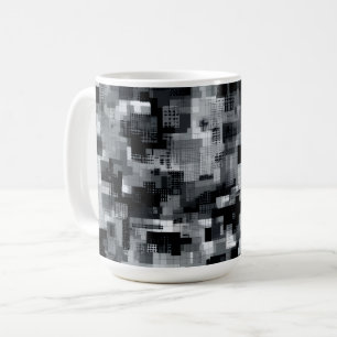 Monochrome Matrix Mosaic Coffee Mug