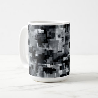 Monochrome Matrix Mosaic Coffee Mug