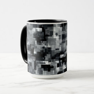 Monochrome Matrix Mosaic Mug
