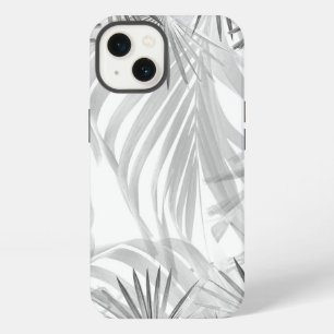 Monochrome Palm Bliss 1 #tropical #art iPhone 13 Case