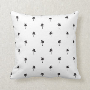Monochrome Palm Tree Cushion