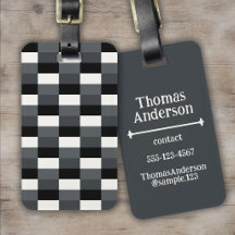 Monochrome Pattern of Grey, Grey, Black and White
