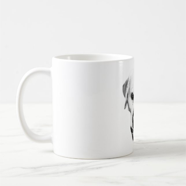 Monochrome Presence Coffee Mug (Left)