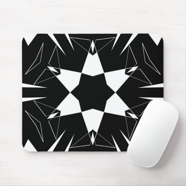 Monochrome Pulse Mouse Mat (With Mouse)