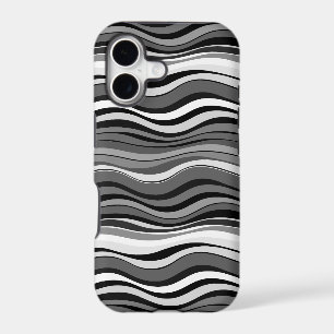 Monochrome Ripples Pattern