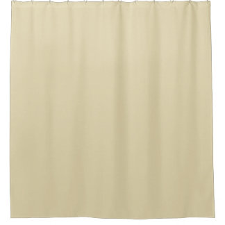 Monochrome sand yellow. shower curtain