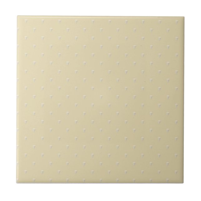 Monochrome sand yellow. tile (Front)