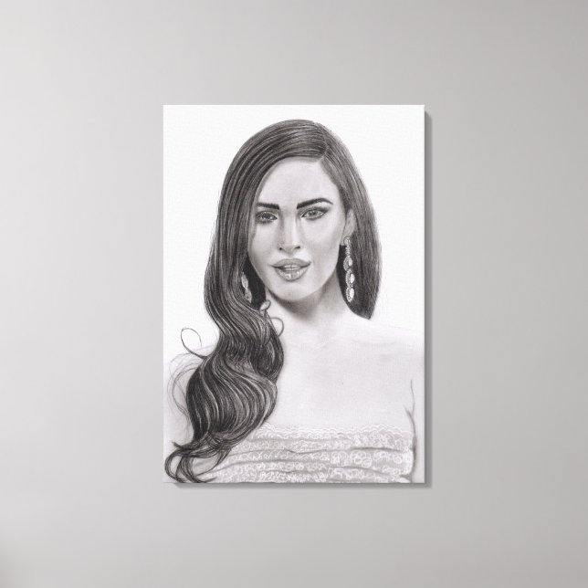 Monochrome Soul Canvas Print (Front)