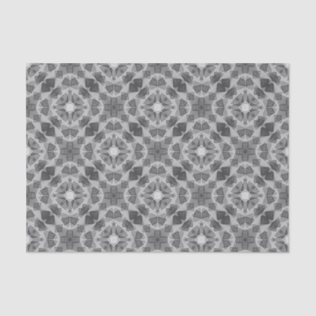 Monochrome Southwestern Dreamscape Dismal Tissue Paper (Front)