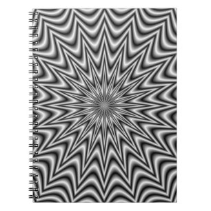 Monochrome Star Notebook