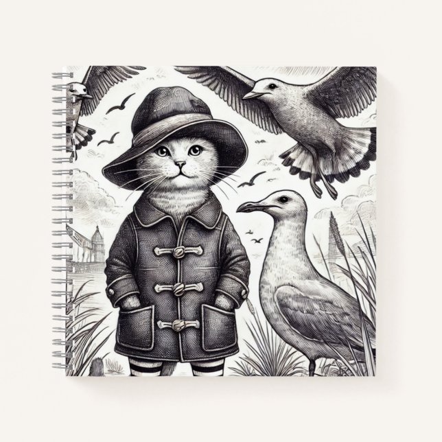 "Monochrome Surrealism Collection"2 Notebook (Front)