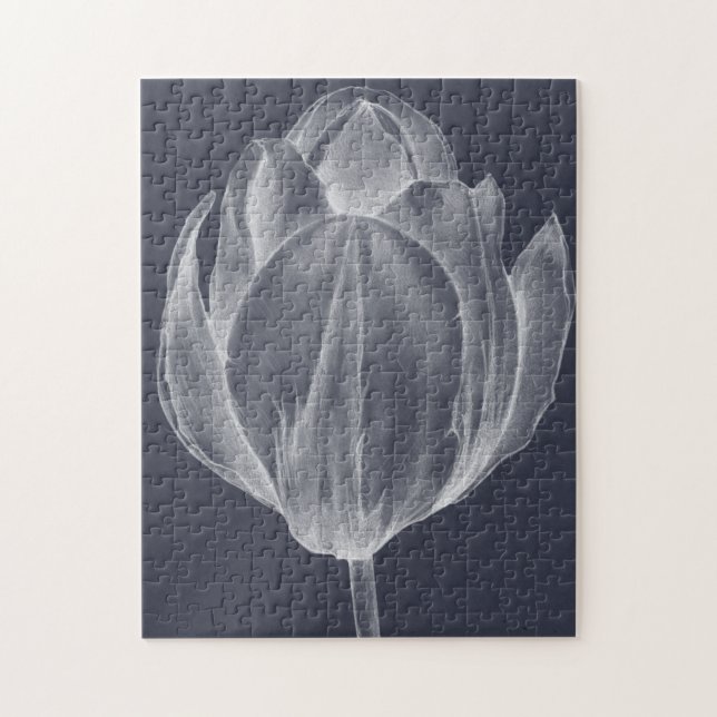 Monochrome Tulip I Jigsaw Puzzle (Vertical)