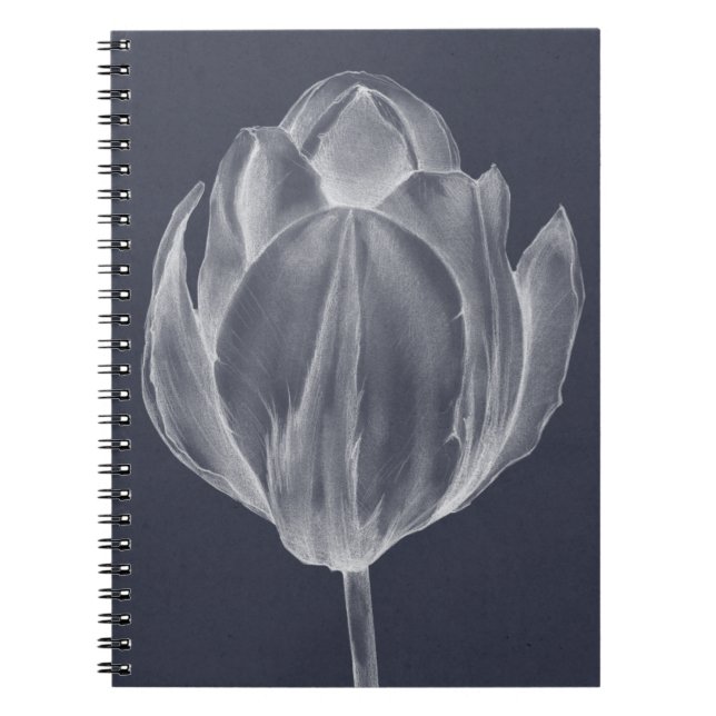 Monochrome Tulip I Notebook (Front)