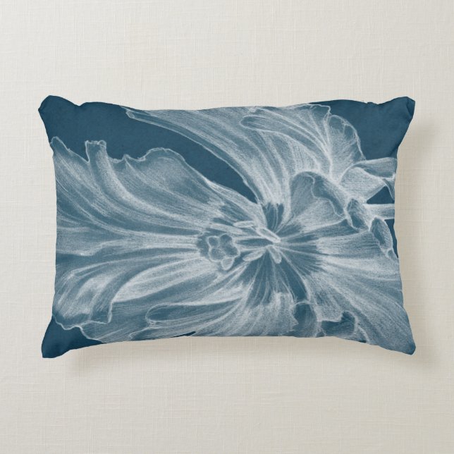 Monochrome Tulip II Decorative Cushion (Front)