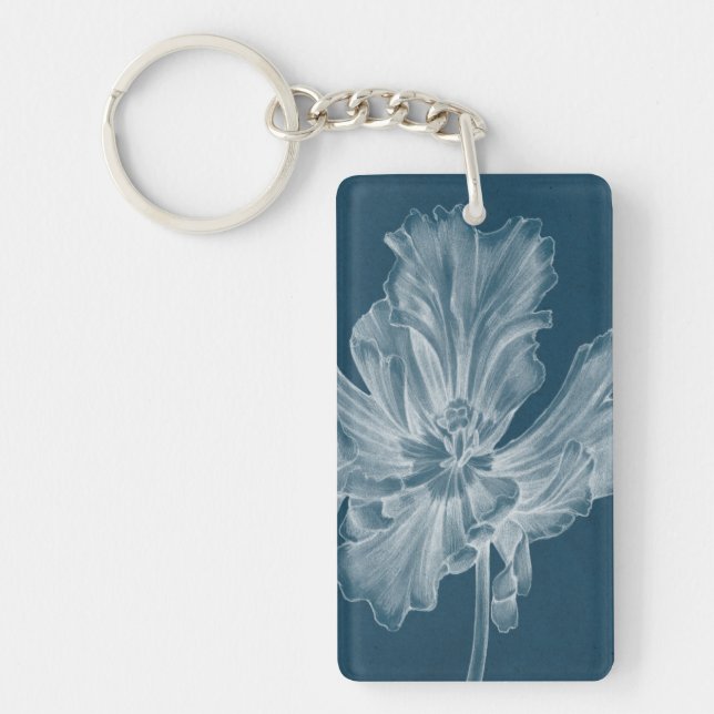 Monochrome Tulip II Key Ring (Front)