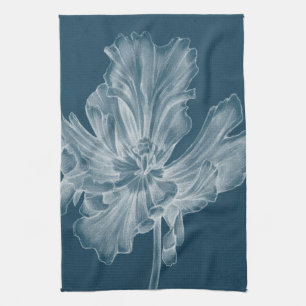 Monochrome Tulip II Tea Towel