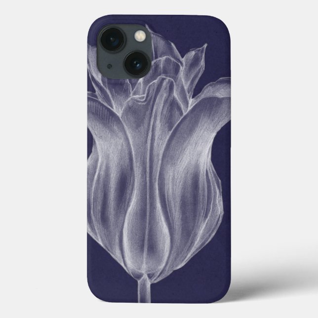 Monochrome Tulip III Case-Mate iPhone Case (Back)