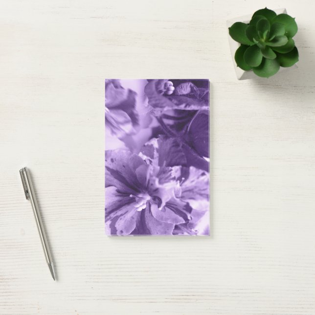 Monochrome Violets Post-it Notes (Office)