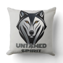 Monochrome Wolf Silhouette in a Bold Abstract Styl