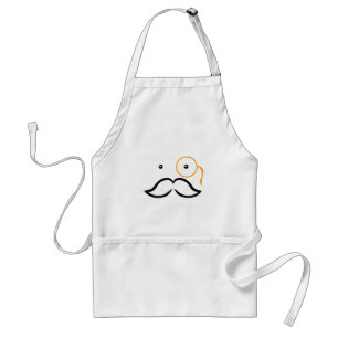 Monocle and Moustache Standard Apron