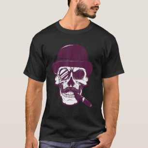 Monocle Skull Heads Grunge Punk Metal T-Shirt