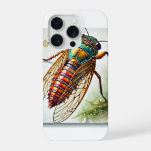 Monocrepidius beetle 130924IREF206 - Watercolor iPhone 15 Pro Case