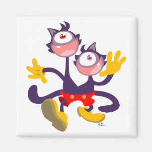 Monocular Cats in Tandem Walk magnet