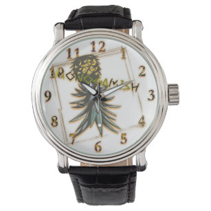 Monogamish party upside-down pineapple watch