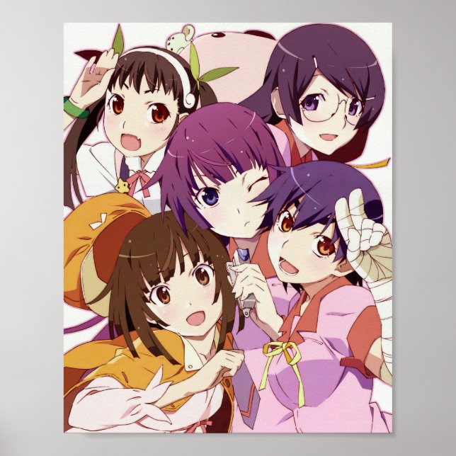 Monogatari Series - Group  Poster (Front)