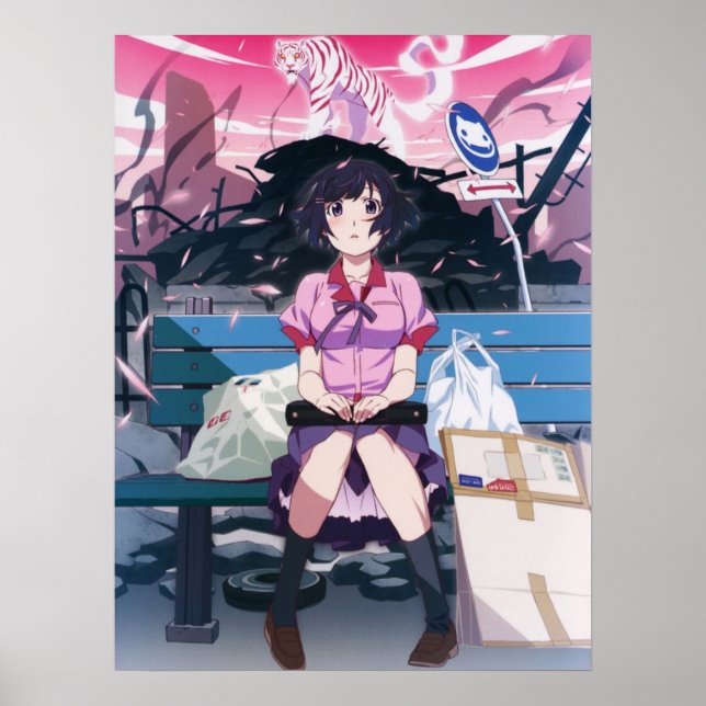 Monogatari Series  Hanekawa Tsubasa Poster (Front)