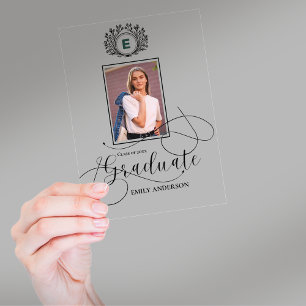 Monogram 2025 Graduation Photo Announcement