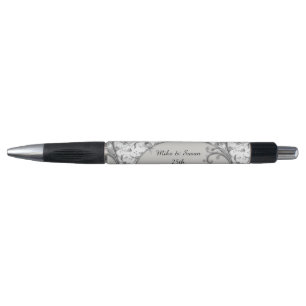 Monogram 25th Anniversary Wedding Keepsake Pen