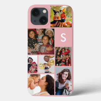 Monogram 8 photo collage  iPhone 13 case