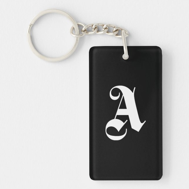 Monogram "A Key Ring (Front)