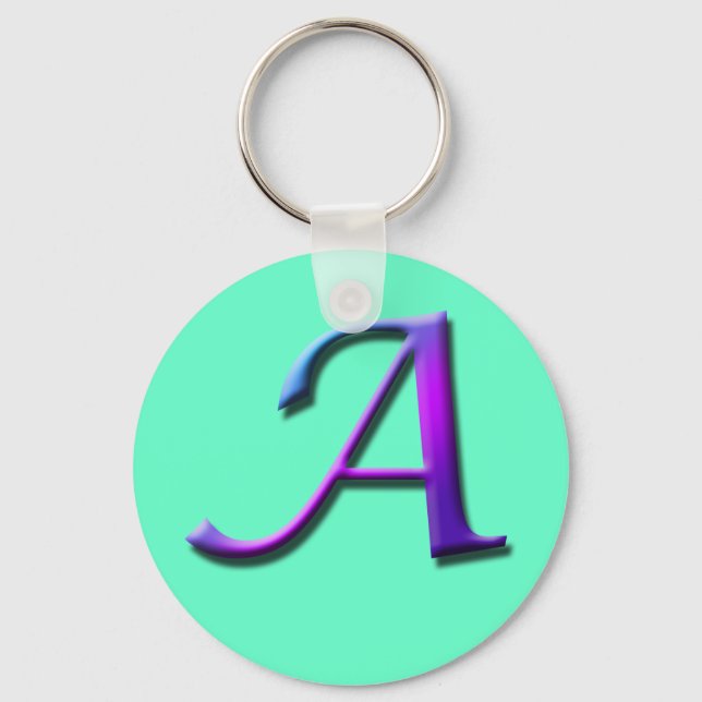 Monogram A Keychain (Front)