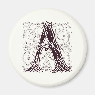 Monogram A Magnet