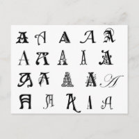 Monogram "A"