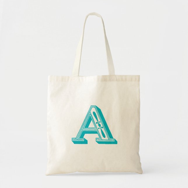 Monogram "A" Tote Bag (Front)