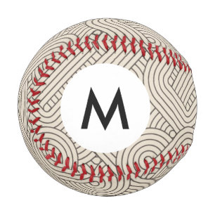Monogram Abstract border Baseball