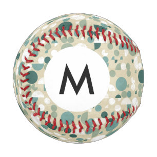 Monogram Abstract retro pattern Baseball