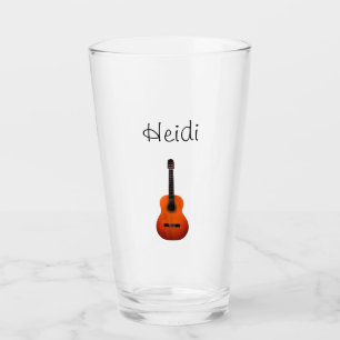 Monogram Acoustic Guitar Glass