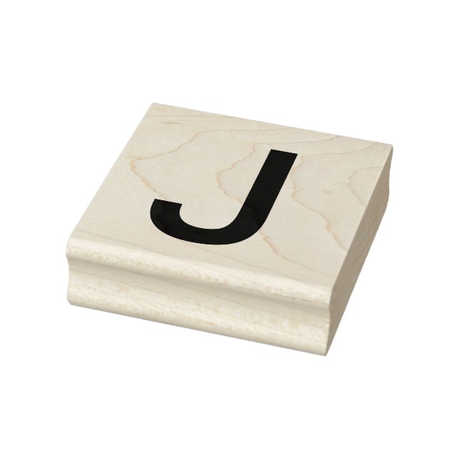 Monogram add name letter alphabet simple minimal t rubber stamp (Stamp)